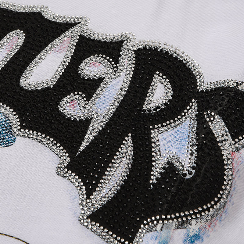 Life Hustlers Black Panther Graphic White T‑Shirt