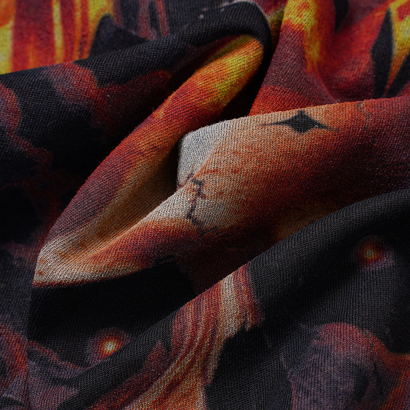 Godspeed Flame Skull Graphic T‑Shirt