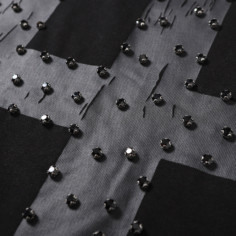 Life Hustlers Black‑on‑Black H Logo T‑Shirt