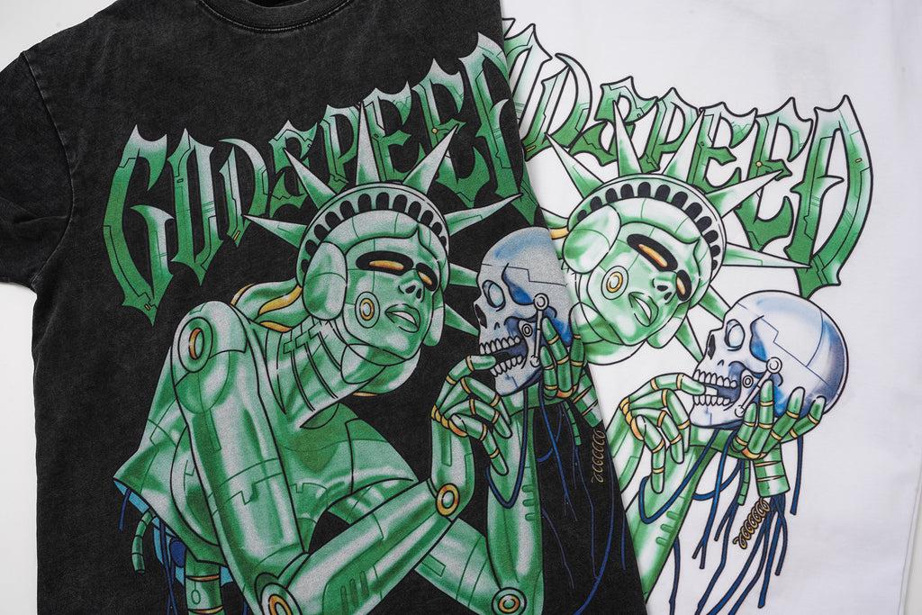 Godspeed Snake Graphic T‑Shirt