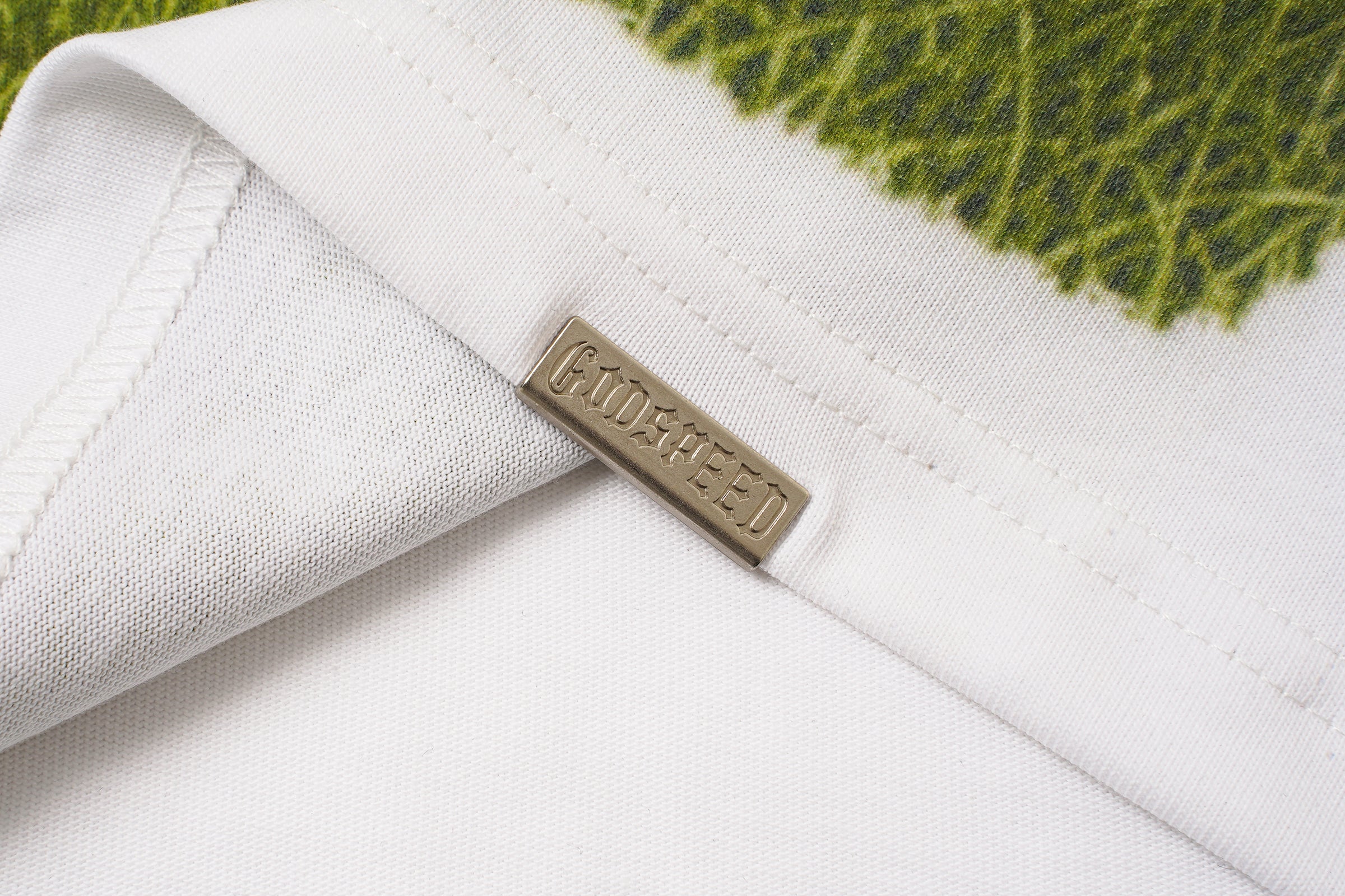 Godspeed Golf Skull White Graphic T‑Shirt