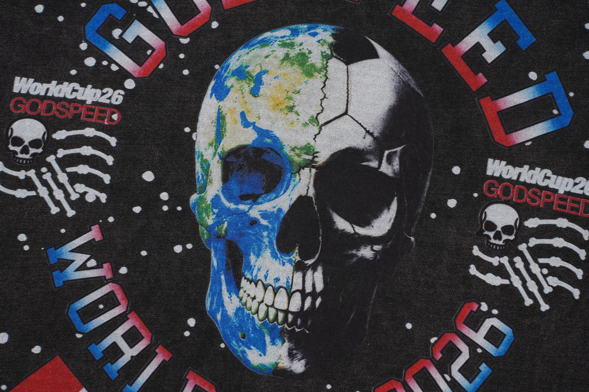 Godspeed Colour‑Skull Graphic T‑Shirt