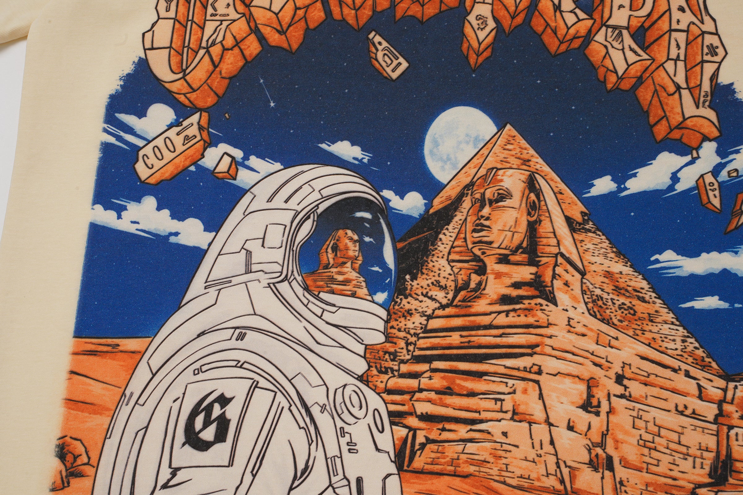 Godspeed Mountain Graphic Cream T‑Shirt