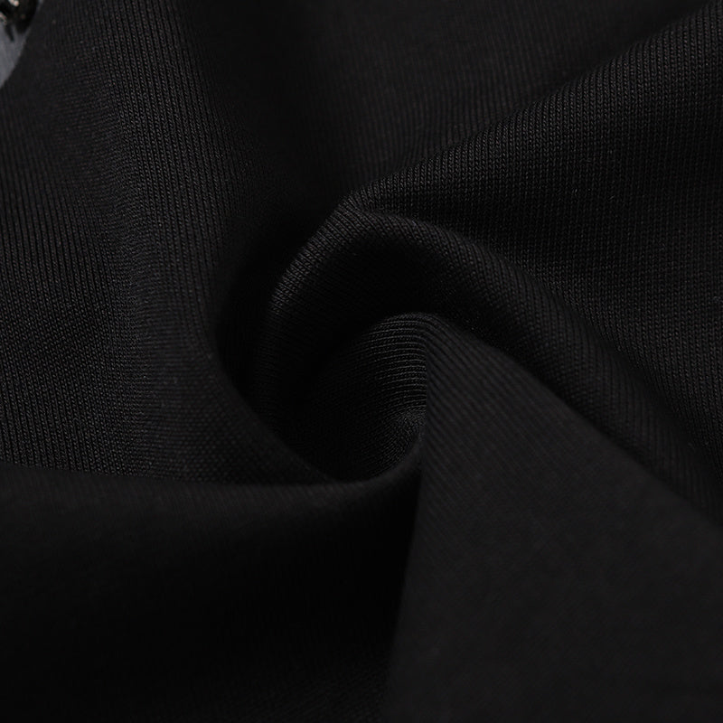 Life Hustlers Black‑on‑Black H Logo T‑Shirt