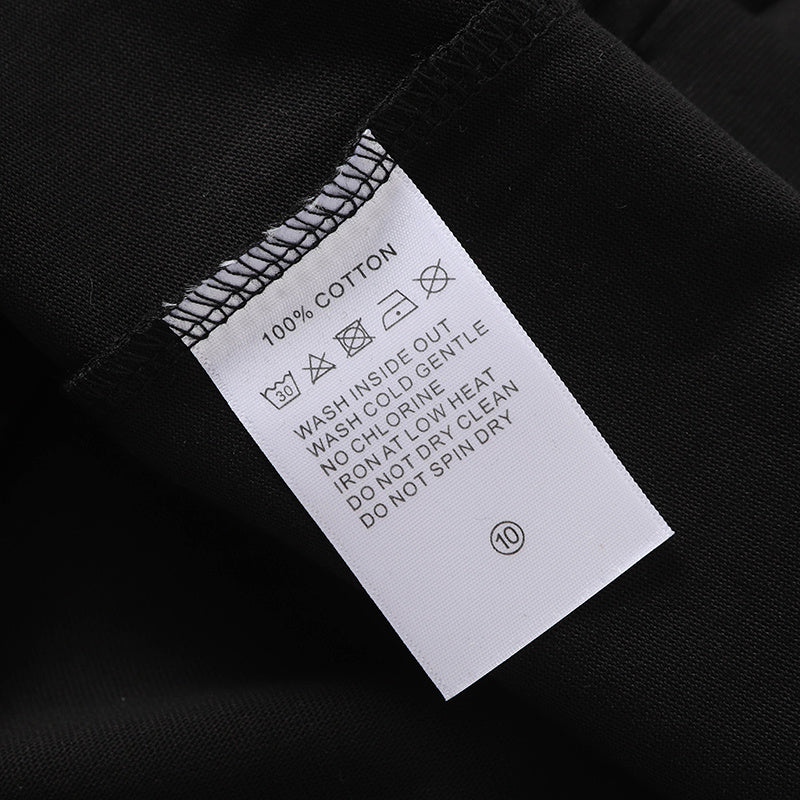 Life Hustlers Fire Angel Graphic Black Tee