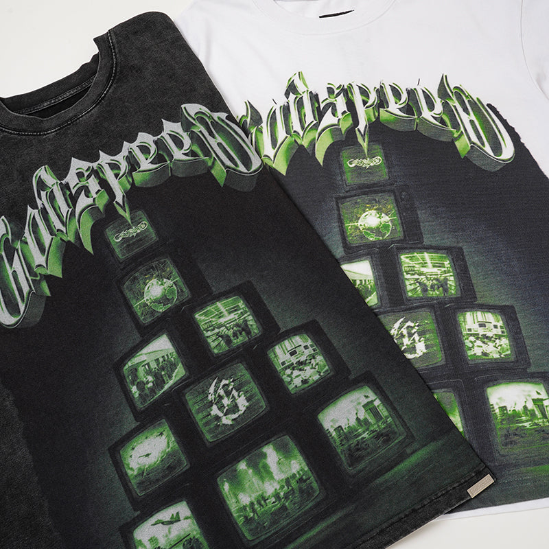 Godspeed Green Logo Graphic T‑Shirt