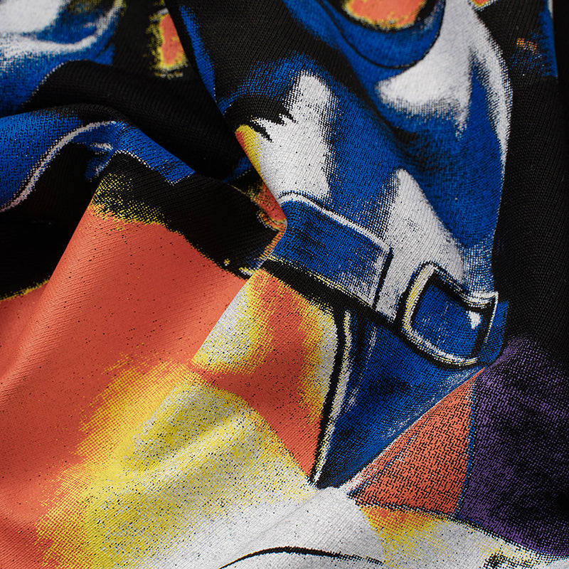 Life Hustlers Space‑Astronaut Graphic Black T‑Shirt