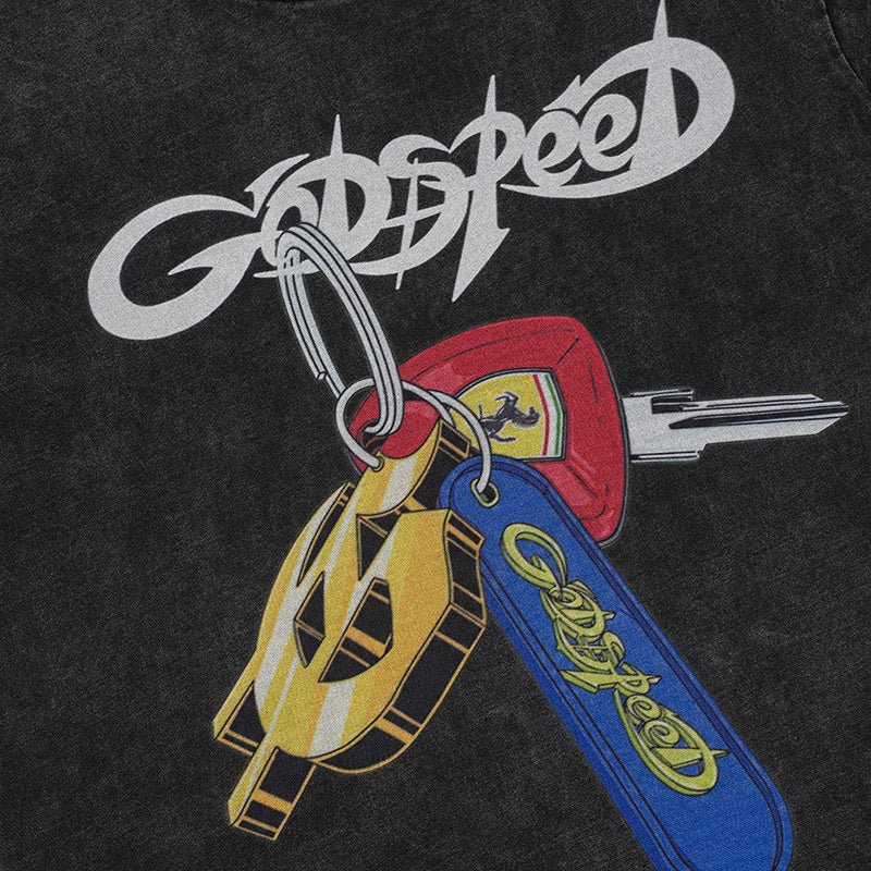 Godspeed Gun Graphic Short‑Sleeve T‑Shirt