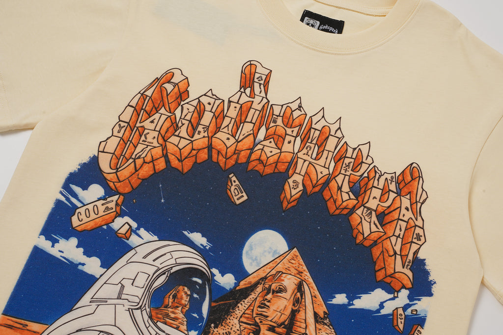 Godspeed Mountain Graphic Cream T‑Shirt