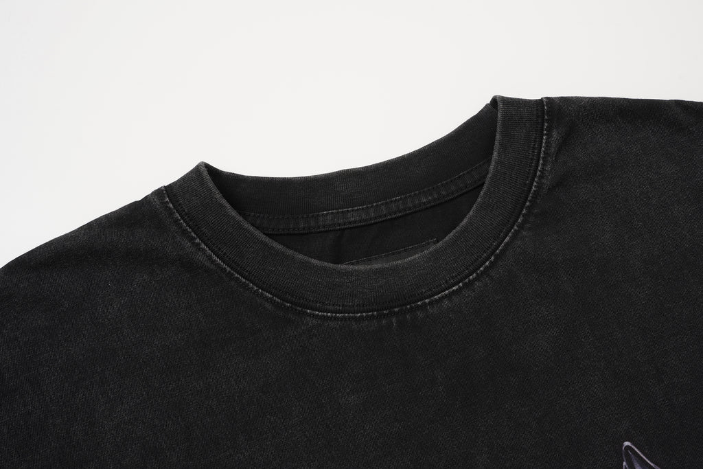 Godspeed Flame Graphic Black T‑Shirt