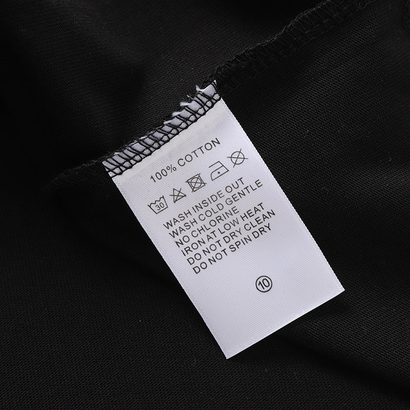 Life Hustlers Red Angel Graphic Black Tee