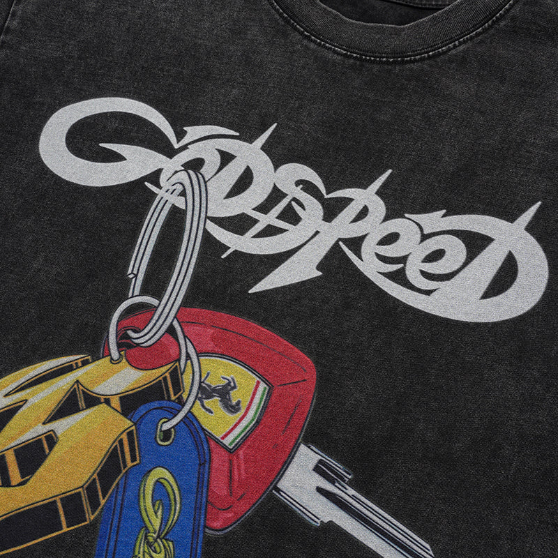 Godspeed Gun Graphic Short‑Sleeve T‑Shirt