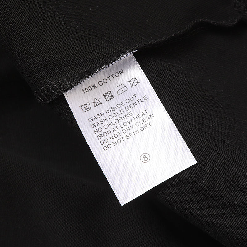 Life Hustlers Vintage Skull Graphic Black T‑Shirt