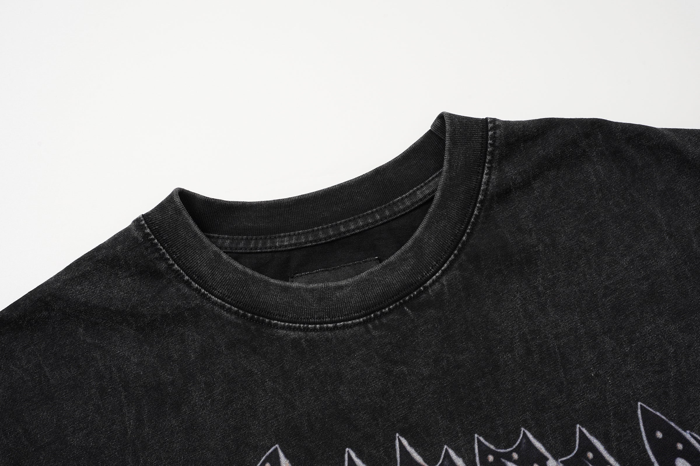 Godspeed Skull Graphic Black Washed Tank Top