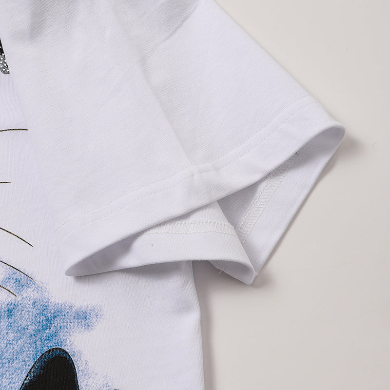 Life Hustlers Black Panther Graphic White T‑Shirt