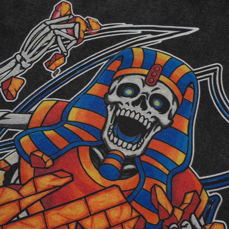 Godspeed Egyptian Skull Graphic T‑Shirt