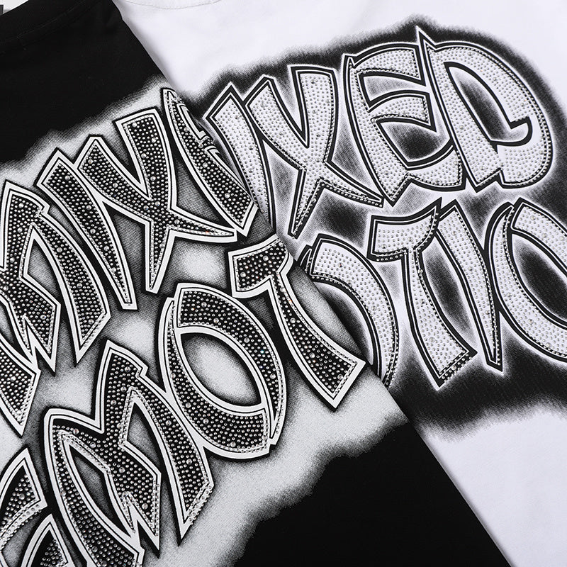 MIXED EMOTION Surf Character Graphic 2‑Color T‑Shirt