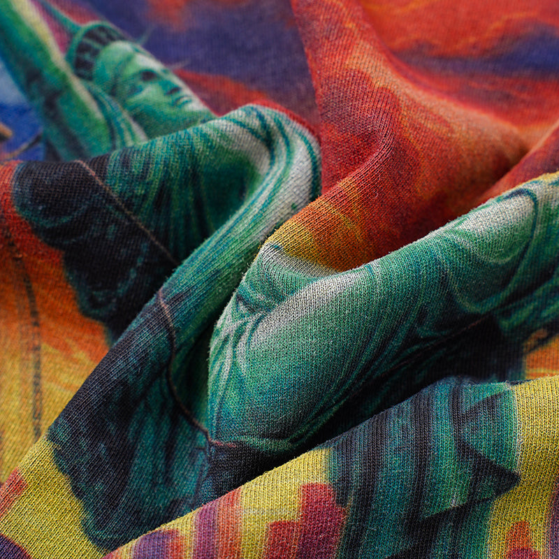 Godspeed Sunset Dinosaur Graphic T‑Shirt