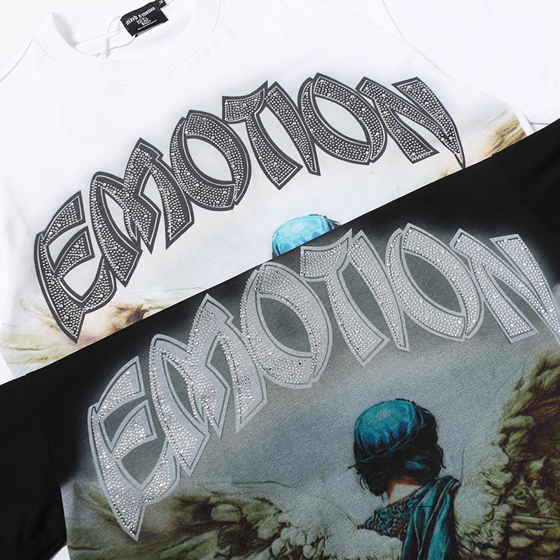 MIXED EMOTION Angel Archer Graphic 2‑Color T‑Shirt