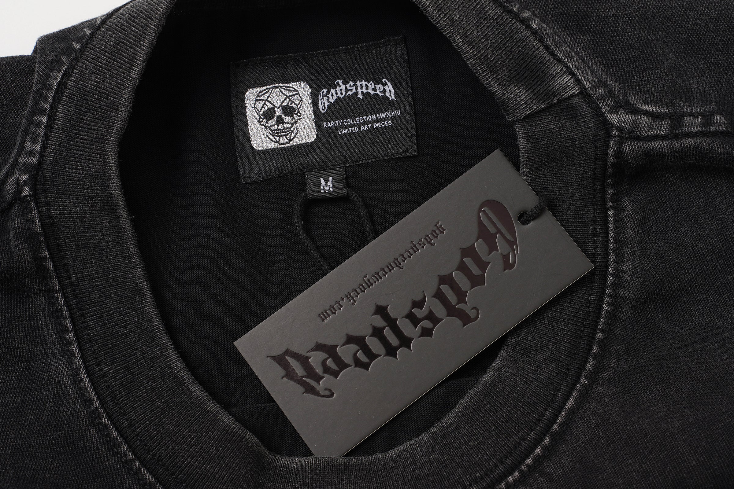 Godspeed Flame Graphic Black T‑Shirt