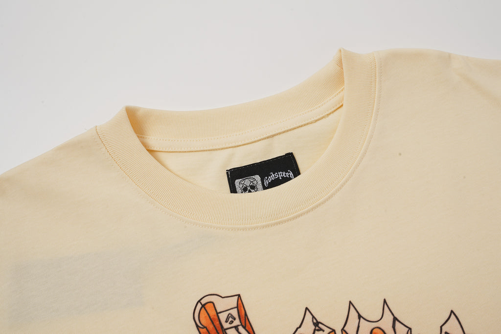 Godspeed Mountain Graphic Cream T‑Shirt