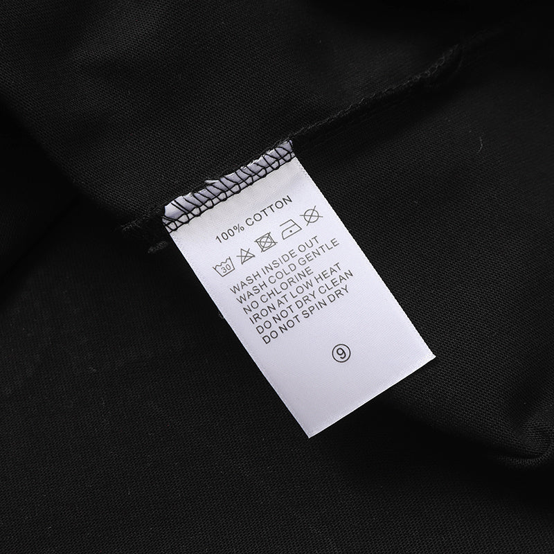 Life Hustlers Blue Cupid Graphic Black Tee