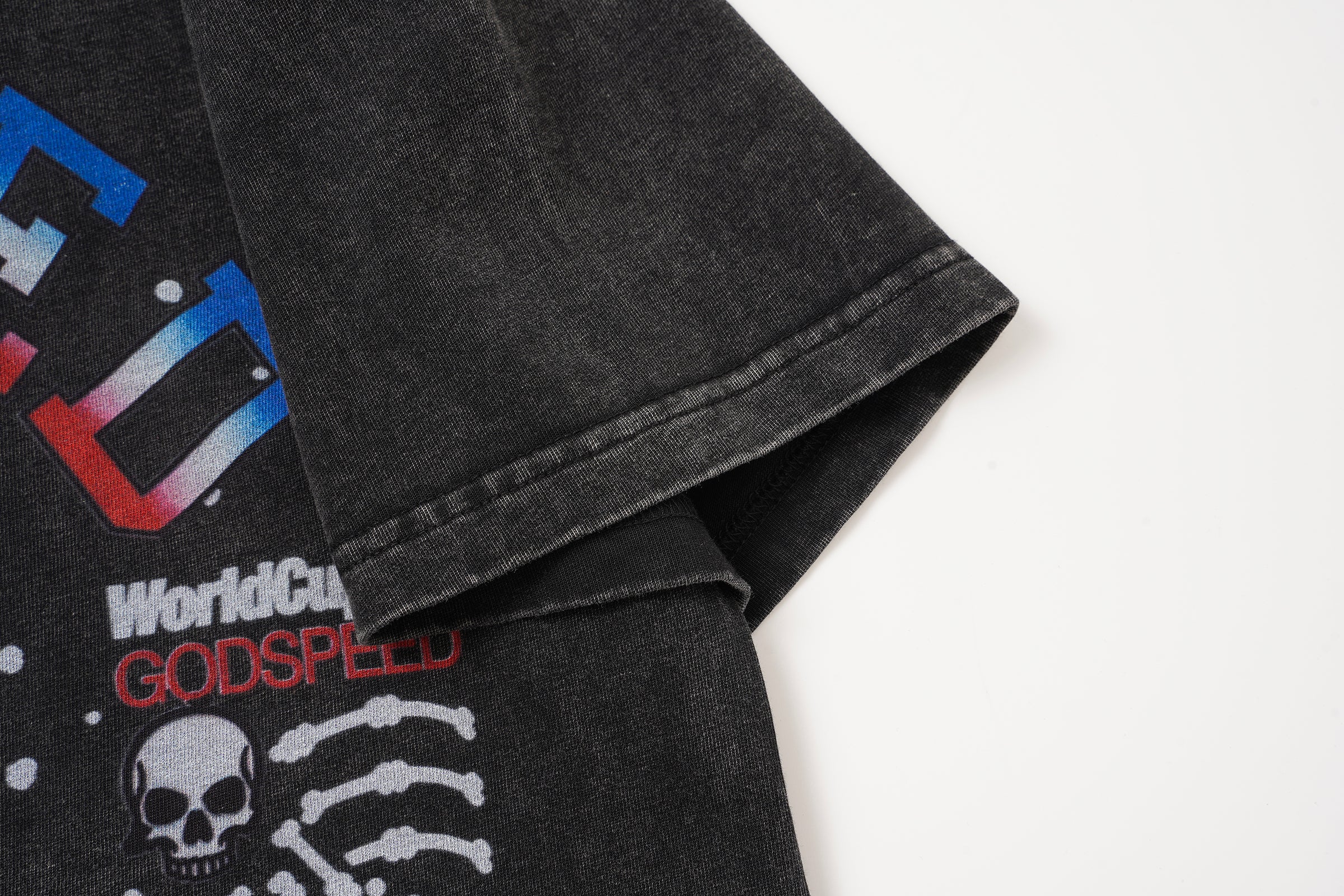 Godspeed Colour‑Skull Graphic T‑Shirt