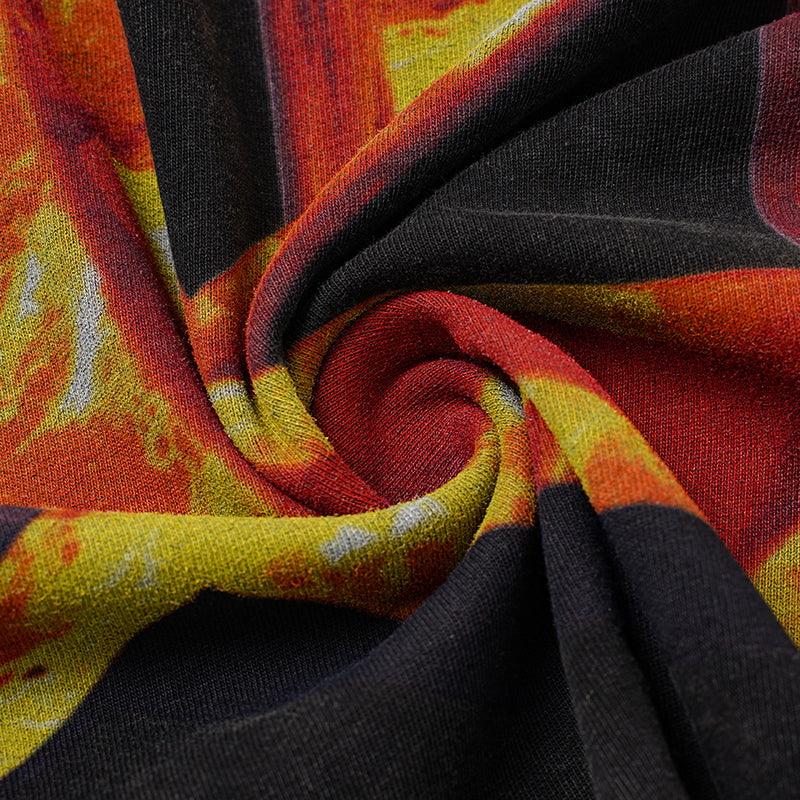 Godspeed Flame Skull Graphic T‑Shirt