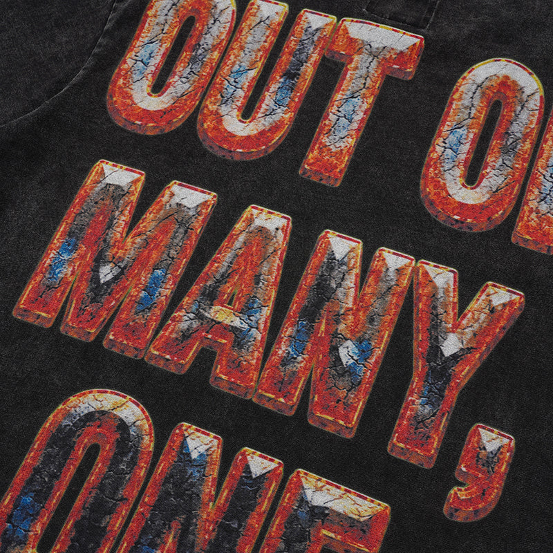 Godspeed Out Of Many One Flame Graphic T‑Shirt