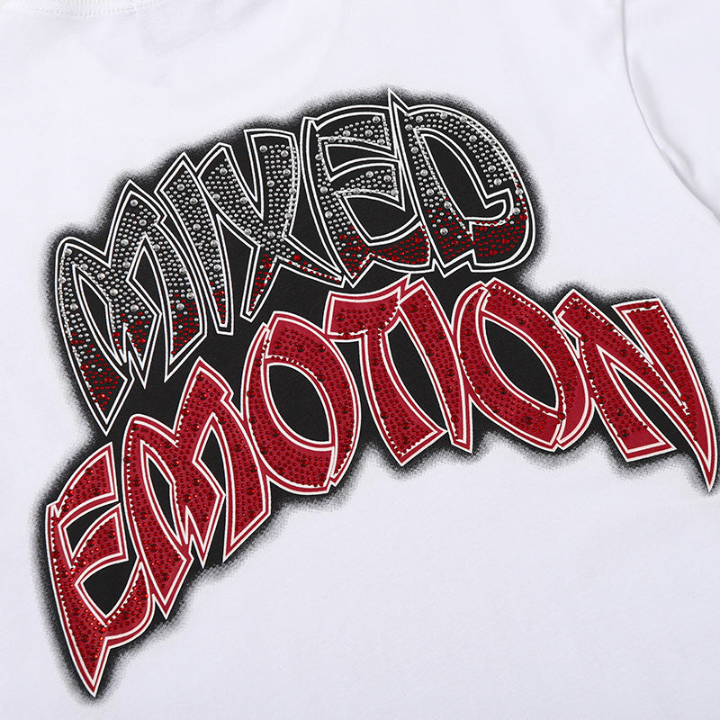 MIXED EMOTION Sunset Graphic 3‑Color T‑Shirt