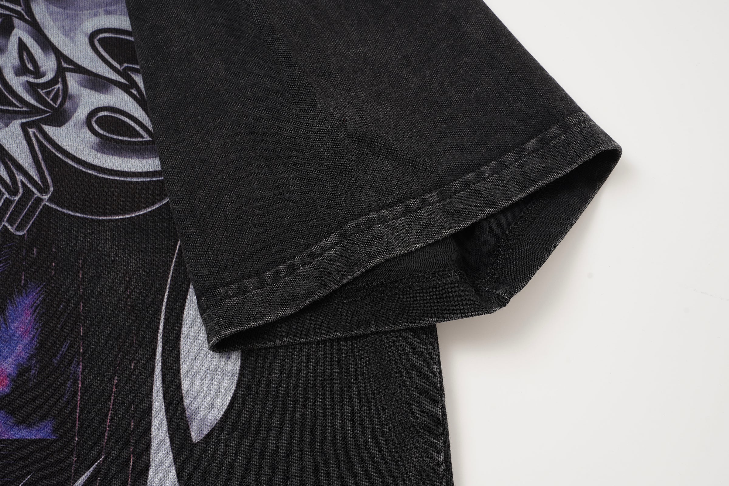 Godspeed Flame Graphic Black T‑Shirt