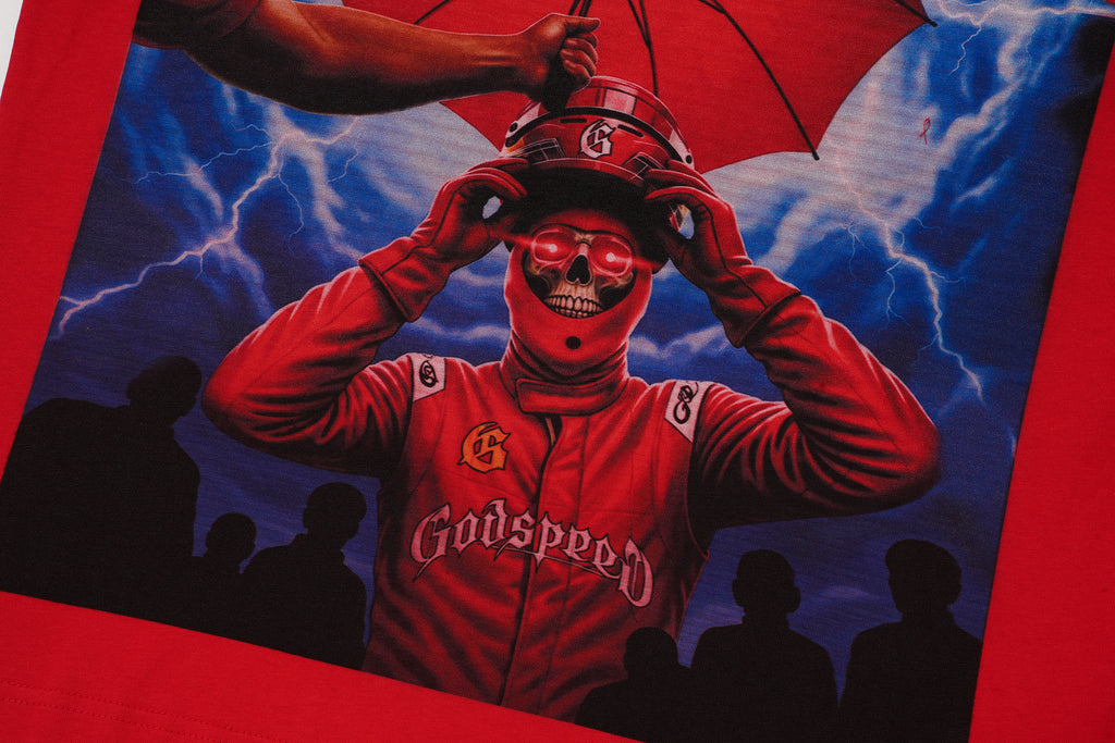 Godspeed Retro Figure Graphic Short‑Sleeve T‑Shirt