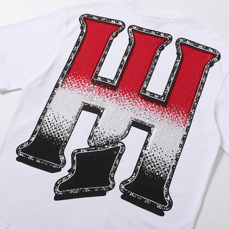 Life Hustlers Portrait Graphic White Tee