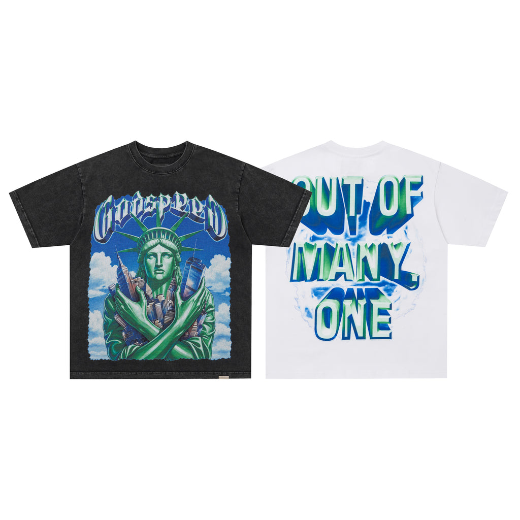 Godspeed Statue Of Liberty Graphic T‑Shirt