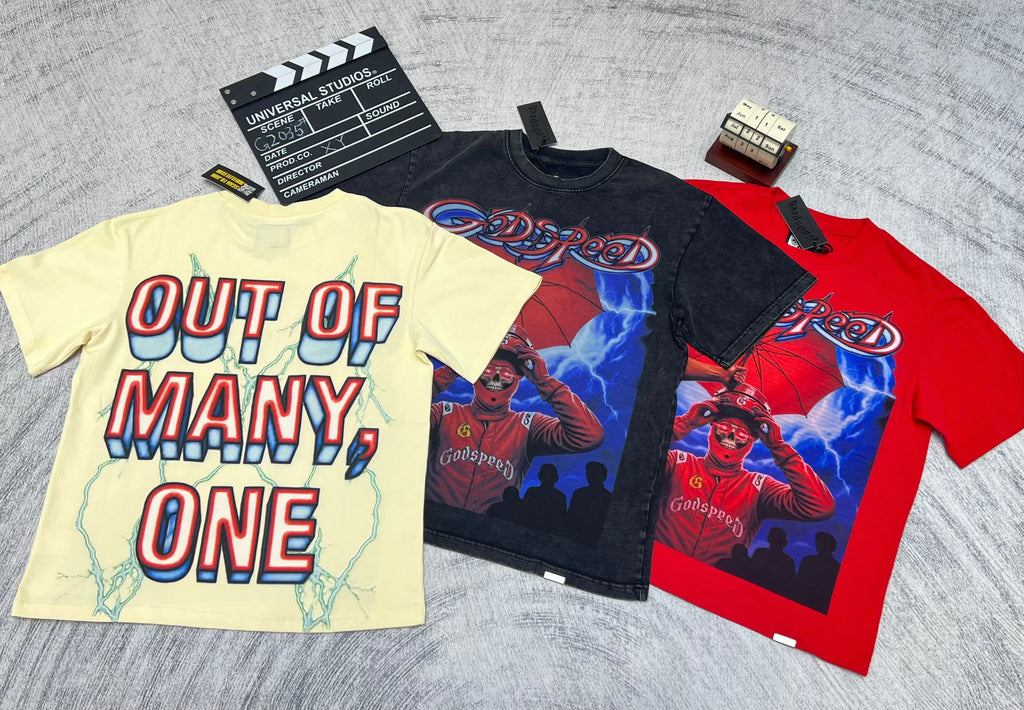 Godspeed Retro Figure Graphic Short‑Sleeve T‑Shirt
