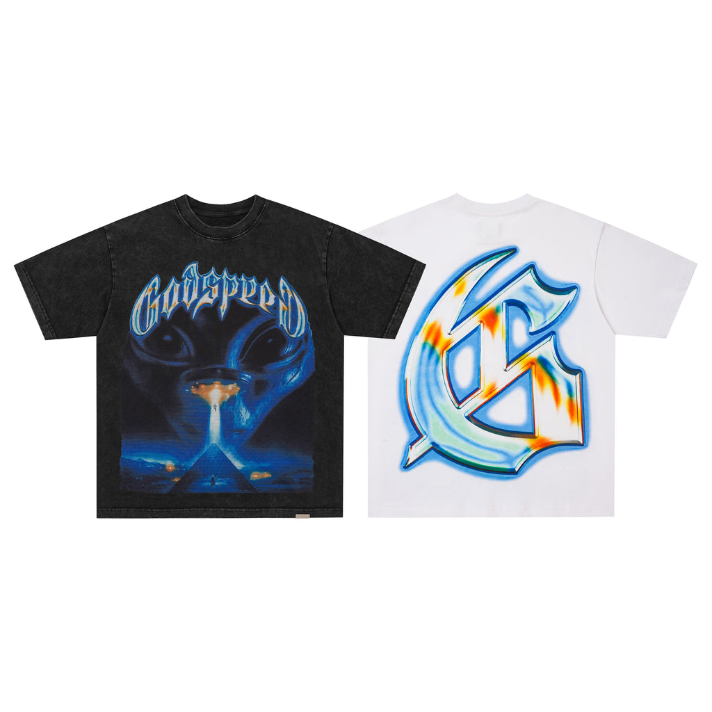 Godspeed Lightning Graphic T‑Shirt
