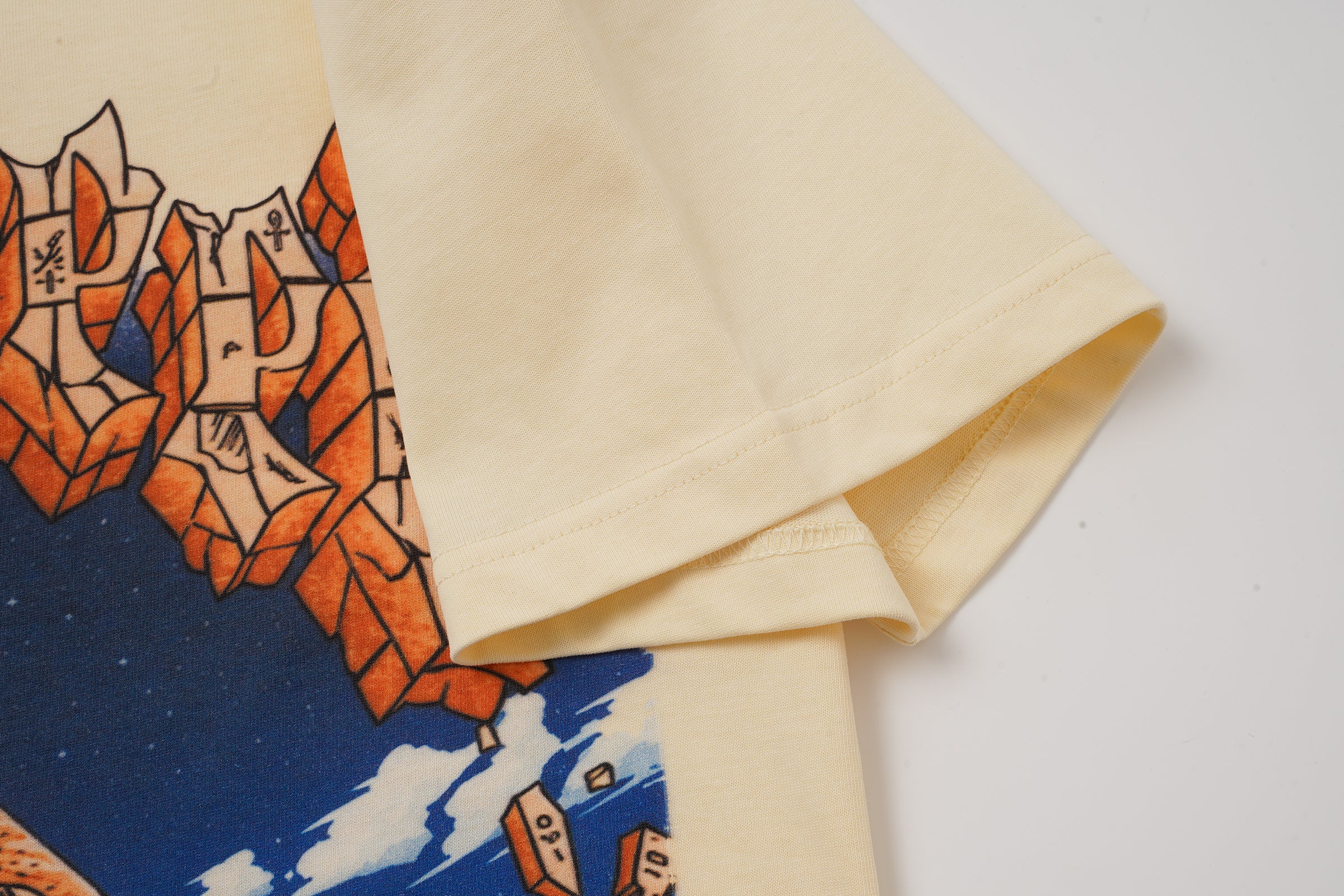 Godspeed Mountain Graphic Cream T‑Shirt