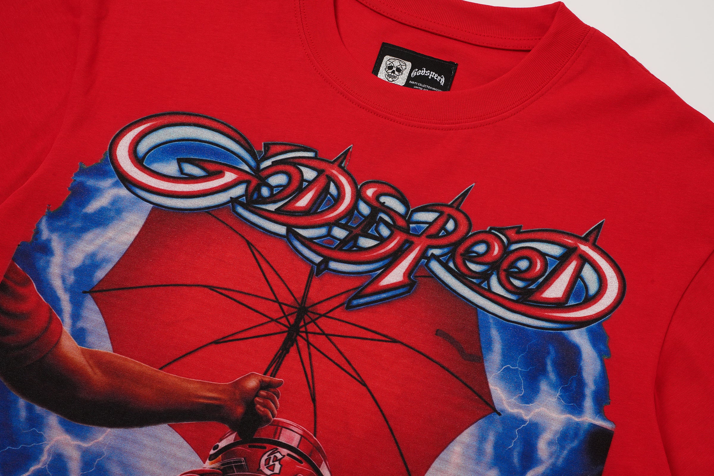 Godspeed Retro Figure Graphic Short‑Sleeve T‑Shirt
