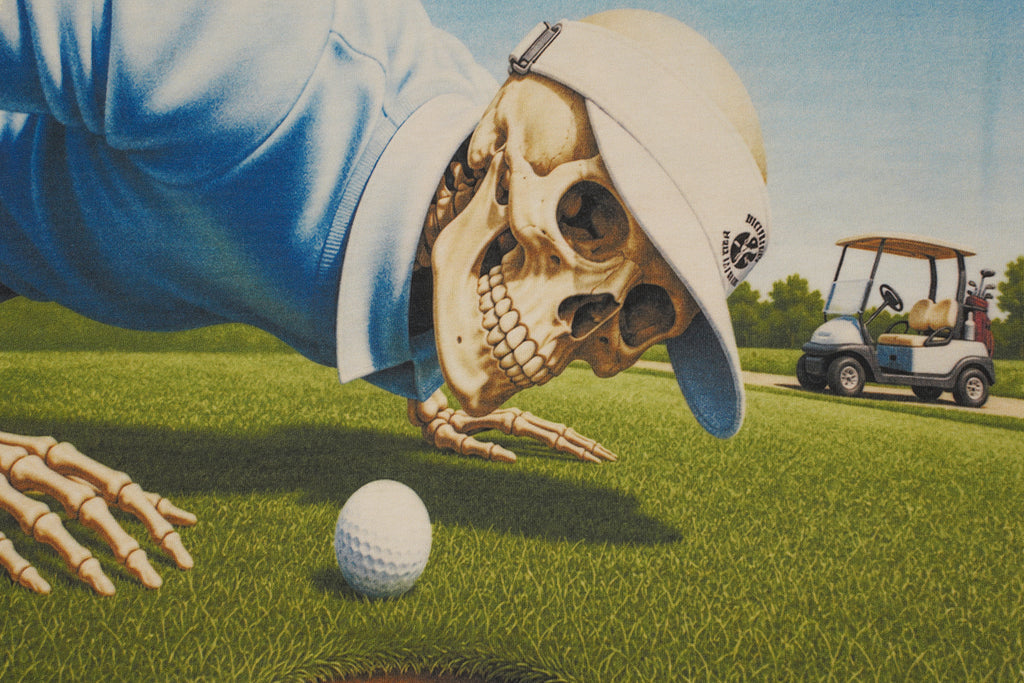 Godspeed Golf Skull Cream Graphic T‑Shirt