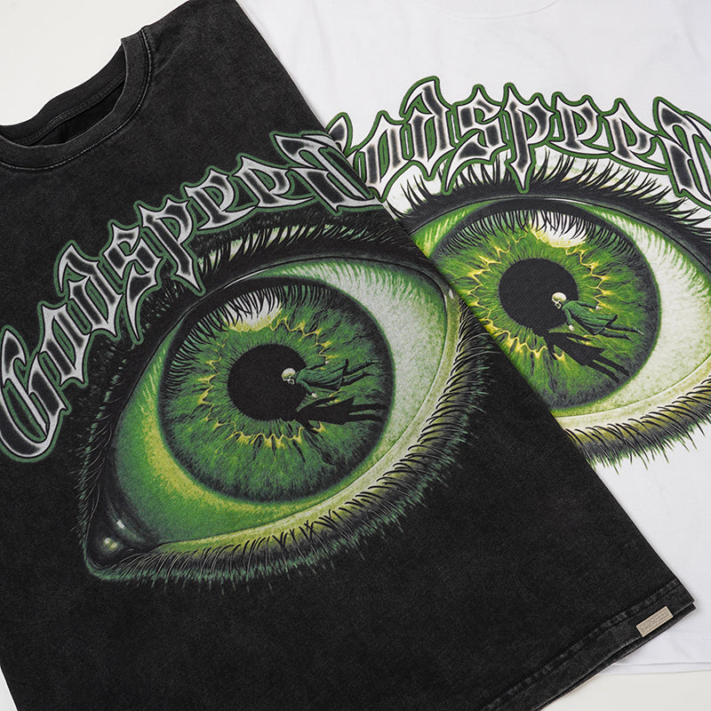 Godspeed Green‑Eye Graphic T‑Shirt