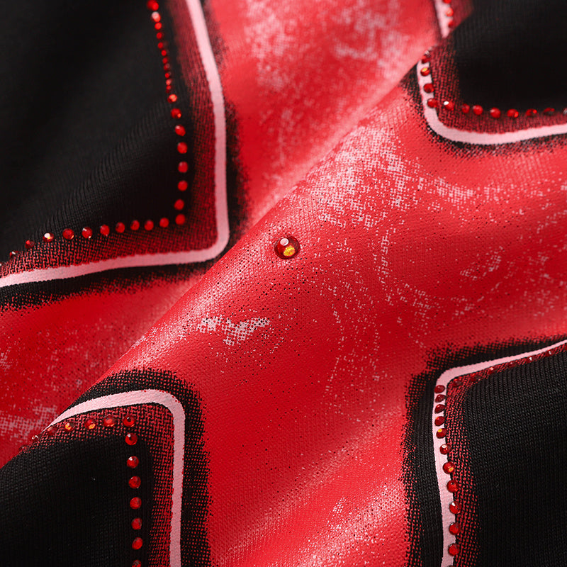Life Hustlers Red Angel Graphic Black Tee
