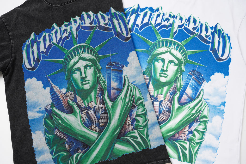 Godspeed Statue Of Liberty Graphic T‑Shirt