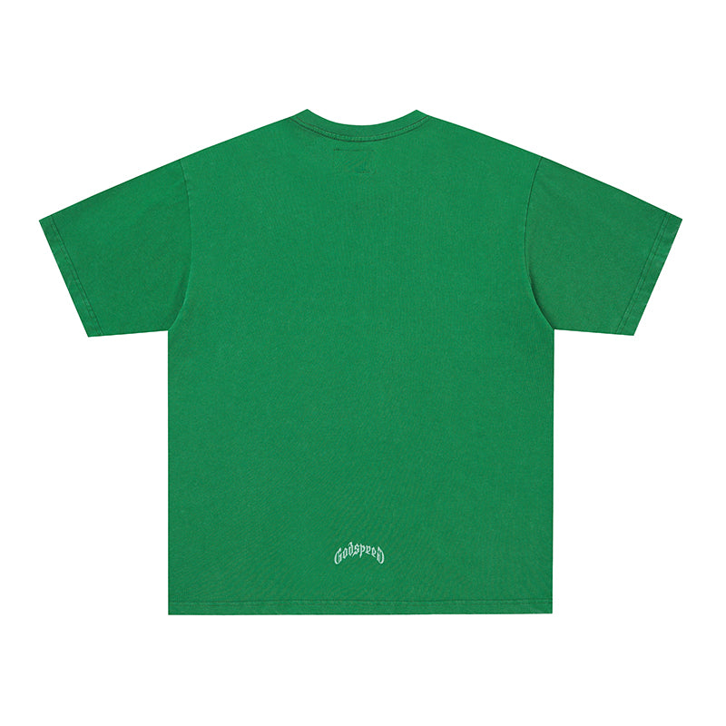 Godspeed Skull Graphic Short Sleeve T‑Shirt