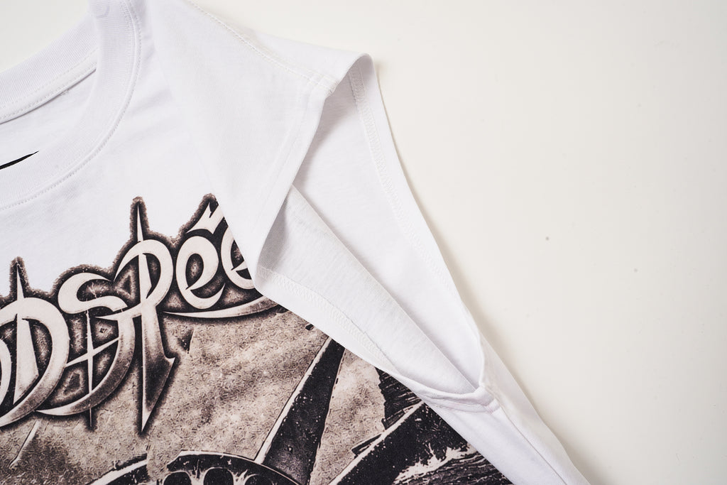 Godspeed Statue‑of‑Liberty White Sleeveless Tank Top