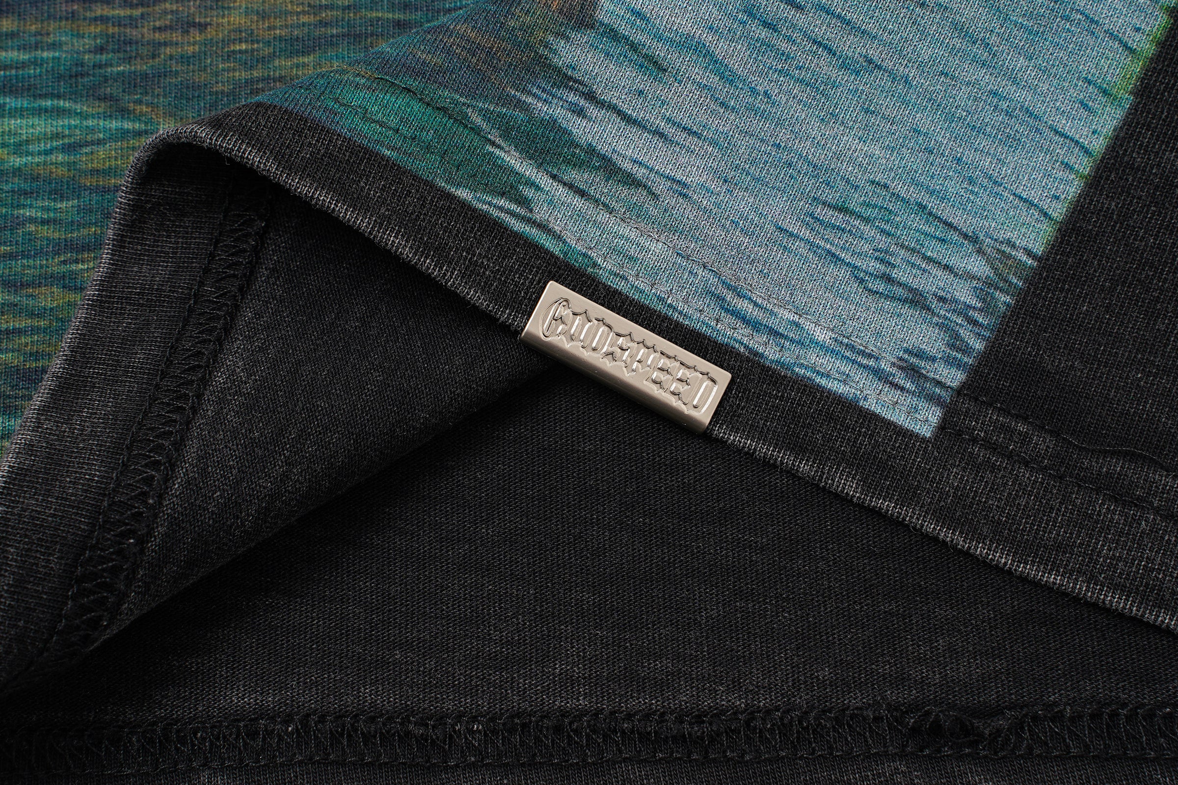 Godspeed Statue‑of‑Liberty Print Black Washed Tank Top