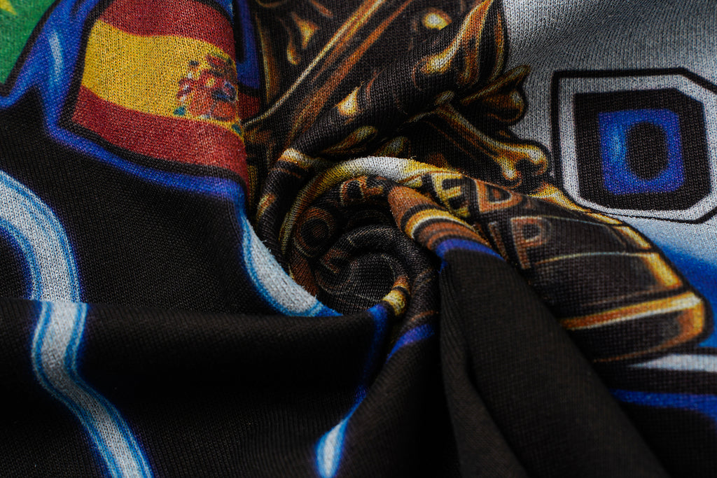 Godspeed Blue‑Skull Graphic T‑Shirt