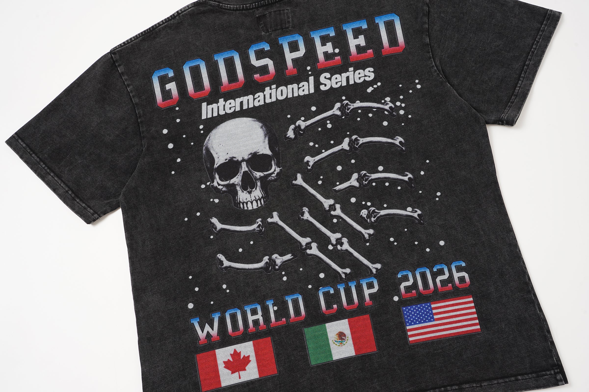 Godspeed Colour‑Skull Graphic T‑Shirt