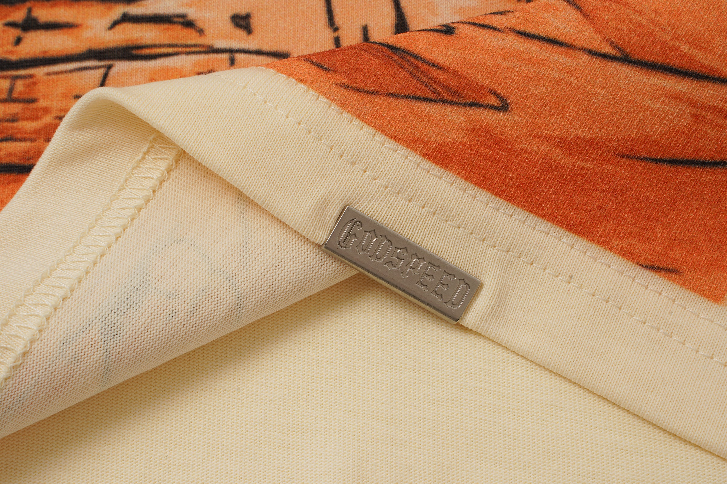 Godspeed Mountain Graphic Cream T‑Shirt