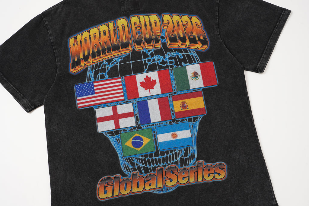 Godspeed Skull Flag Graphic T‑Shirt