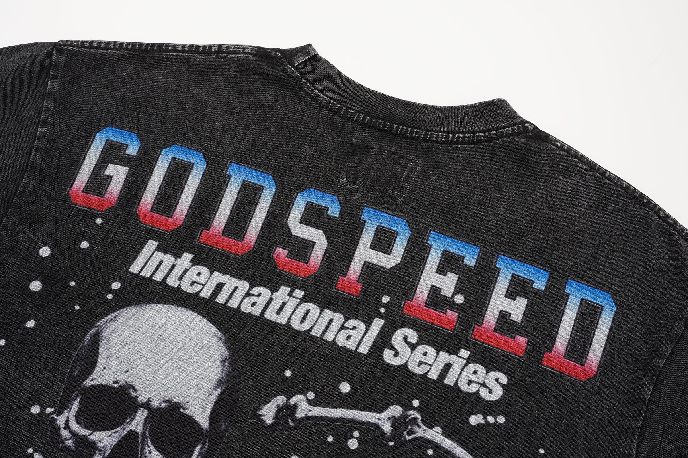 Godspeed Colour‑Skull Graphic T‑Shirt